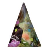 Fotosjabloon Verjaardagsjaar Feesthoedjes (Rechts)