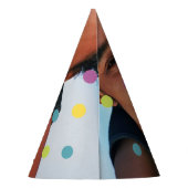 Fotosjabloon Verjaardagspapier Feesthoedjes (Achterkant)