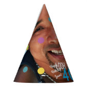 Fotosjabloon Verjaardagspapier Feesthoedjes (Links)