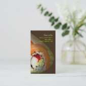 Fotosjabloon, voeg uw eigen sjabloon toe visitekaartje (Staand voorkant)