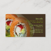 Fotosjabloon, voeg uw eigen sjabloon toe visitekaartje (Achterkant)