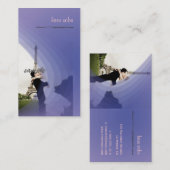 Fotosjabloon, voeg uw eigen sjabloon toe visitekaartje (Voorkant / Achterkant)