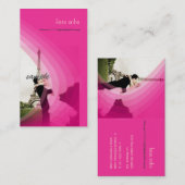 Fotosjabloon, voeg uw eigen sjabloon toe visitekaartje (Voorkant / Achterkant)