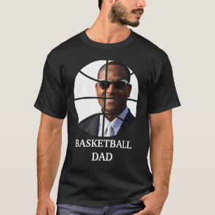 Fotosjabloon voor aangepaste basketbalspeler t-shirt