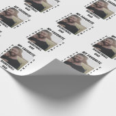 Fotosjabloon voor Aangepaste sportvader Sport mam Cadeaupapier (Hoek)