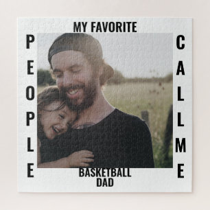 Fotosjabloon voor Aangepaste sportvader Sport mam Legpuzzel