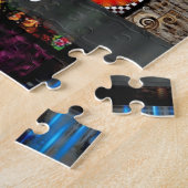 Fotosjabloon voor collagepatroon legpuzzel (Zijkant)