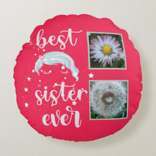 Fotosjabloon voor creditzuster rond kussen