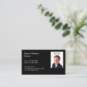 Fotosjabloon voor Estate Agent Visitekaartje (Staand voorkant)