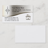 Fotosjabloon voor Estate Agent Visitekaartje (Voorkant / Achterkant)