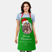 Fotosjabloon voor kerstmis schort (Gedragen)