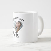 Fotosjabloon voor moderne, aangepaste liefdesfoto grote koffiekop (Voorkant rechts)