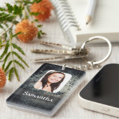 Fotosjabloon voor roestvrij metaal sleutelhanger (Voorkant Rechts)