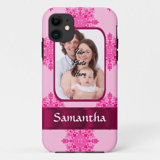 Fotosjabloon voor roze demask Case-Mate iPhone case (Achterkant)