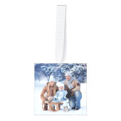 Fotosjabloon voor speciale kerstfeestdag kubus ornament (Voorkant)