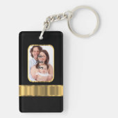 Fotosjabloon voor zwart en goud sleutelhanger (achterkant)