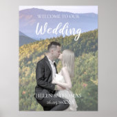 Fotosjabloon Wedding Welcome Sign Poster (Voorkant)