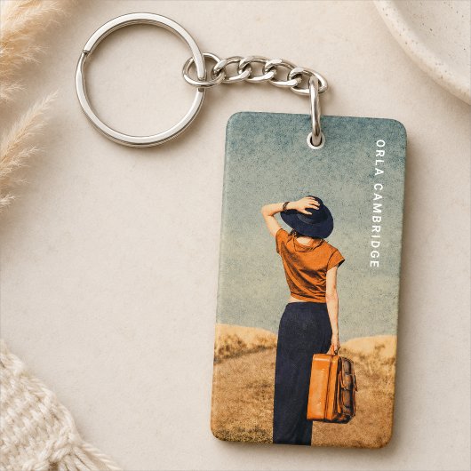 Fotosleutelhanger | Aangepaste Portret Geschenk Sleutelhanger