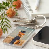 Fotosleutelhanger | Aangepaste Portret Geschenk Sleutelhanger (Voorkant Rechts)