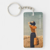 Fotosleutelhanger | Aangepaste Portret Geschenk Sleutelhanger (Voorkant)