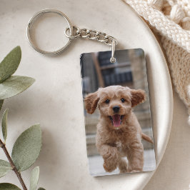Fotosleutelhanger van acryl | Aangepaste huisdierg Sleutelhanger