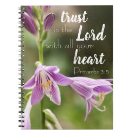Fotospiraal Notitieboek "Trust in the Lord"