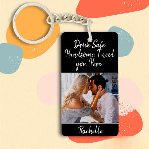 Fotostation Veilige Gift voor echtgenoot of vriend Sleutelhanger