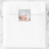 Fotosticker Typografie Envelope Sealer Party Vierkante Sticker (Tas)