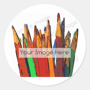 Fotostickers Ronde Sticker