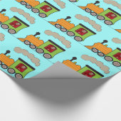 Fotostoomtrain Choo Choo Wrapper Paper Cadeaupapier (Hoek)