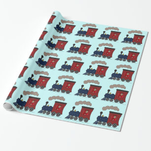 Fotostoomtrain Choo Choo Wrapper Paper Cadeaupapier