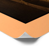  fotostraatscene in Alfama Poster (Hoek)