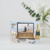 Fotostrand of Bestemming sparen het Briefkaart Dat (Staand voorkant)