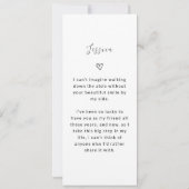 Fotostrip 3 Afbeeldingen Bruidsmeisje voorstel Kaa Save The Date (Achterkant)