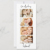 Fotostrip 4 Afbeeldingen Bruidsmeisje voorstel Kaa Save The Date (Voorkant)