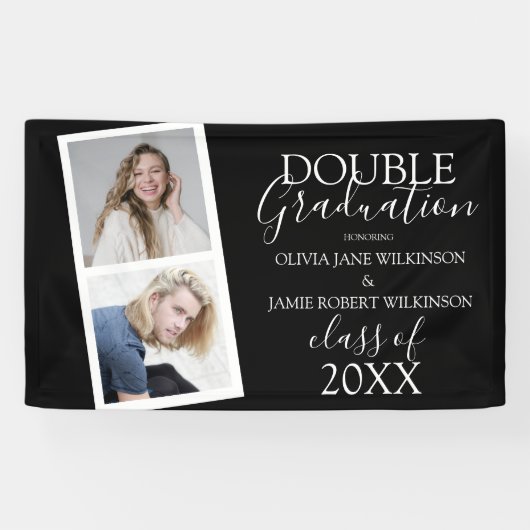 Fotostrip Joint Afstuderen Spandoek (Horizontaal)