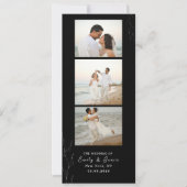 Fotostrip Minimalistische Event bruiloft Save The Date (Voorkant)