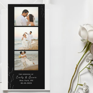 Fotostrip Minimalistische Event bruiloft Save The Date