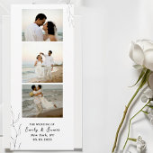 Fotostrip Minimalistische Event bruiloft Save The Date