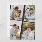 Fotostrip Moderne bruiloft Bewaar de datum Save The Date (Voorkant)