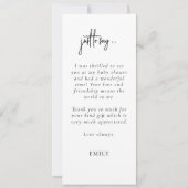 Fotostrip Photobooth Baby shower Bedankt Kaart (Achterkant)