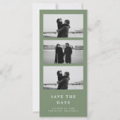 Fotostrip QR Code Sage Green Wedding (Voorkant)
