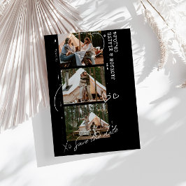 Fotostrip Trendy Moderne foto bruiloft Save The Date