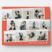 Fotostrips Aangepaste kleur Desktop Plaque Fotoplaat (Voorkant)