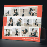 Fotostrips Aangepaste kleur Desktop Plaque Fotoplaat<br><div class="desc">Pas je gewoon aan met jouw tekst en foto's en creëer een cadeautje voor jezelf of iemand van wie je houdt! De achtergrondkleur kan in om het even welke kleur van uw keus worden veranderd!</div>