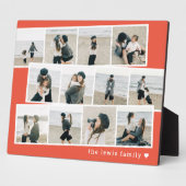 Fotostrips Aangepaste kleur Desktop Plaque Fotoplaat (Zijkant)