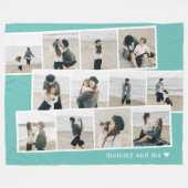 Fotostrips aangepaste kleur gepersonaliseerde deke fleece deken (Voorkant (Horizontaal))