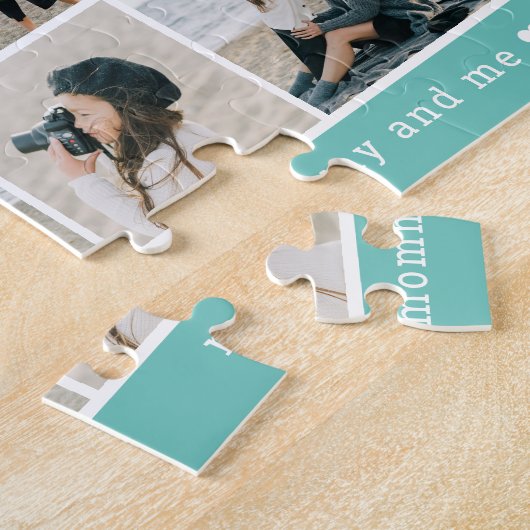 Fotostrips Aangepaste kleur Gepersonaliseerde puzz Legpuzzel (Zijkant)