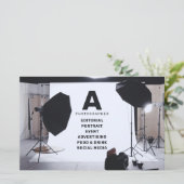 Fotostudio fotograaf flyer (Staand voorkant)