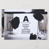 Fotostudio fotograaf flyer (Voorkant / Achterkant)